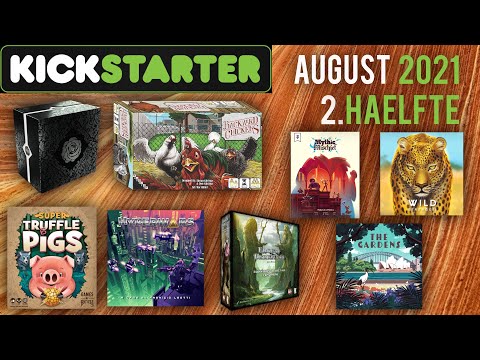 Brettspiele auf Kickstarter August 2021 (2. Hälfte) - Kickstartervorschau -