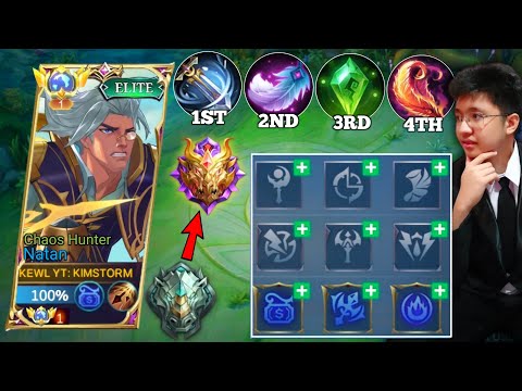 TOP 1 GLOBAL NATAN BEST BUILD & EMBLEM 2023 TO RANK FASTER🔥