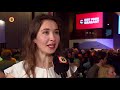 Anne-Marie Spierings van D66 reageert op de exitpoll: "We doen het beter dan landelijk."