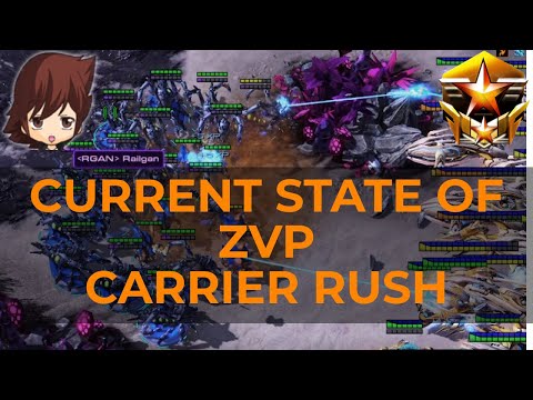 STATE OF ZvP - CARRIER RUSH into Skytoss - Zerg Grandmaster - StarCraft 2