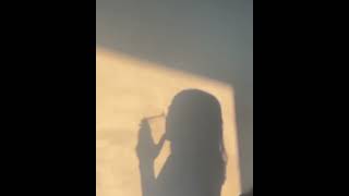 Girl Smoking in Shadow #shadow #smokingmusic  #cig