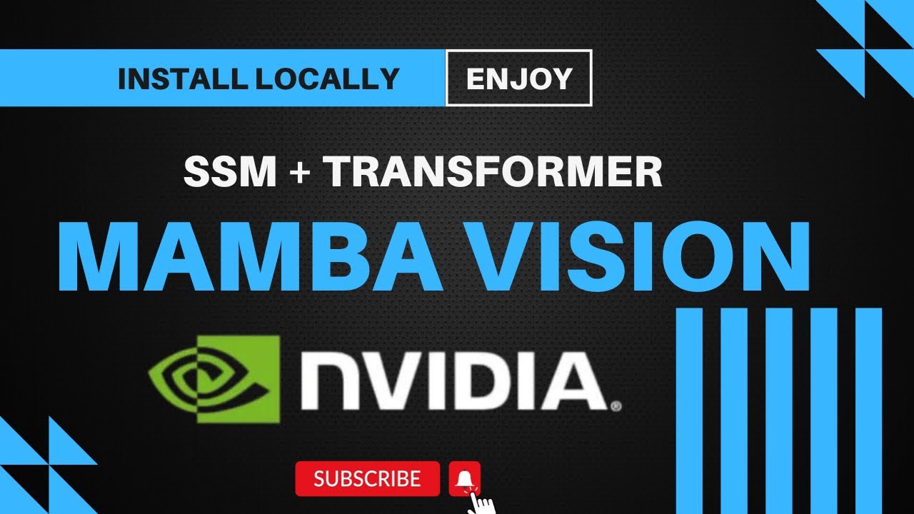 NVIDIA MambaVision - Hybrid Model for Computer Vision - Install Locally