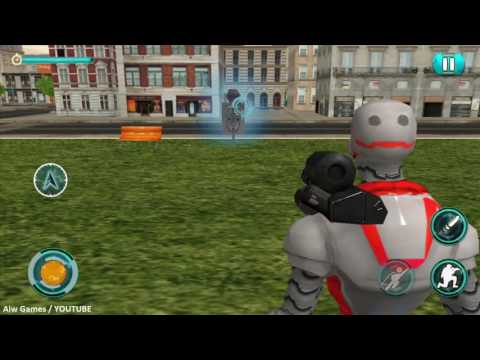 Superhero Flying Robot Rescue - New Android Gameplay HD