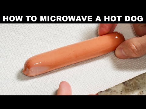 How To Cook Hot Dogs in the Microwave - Microwave hot dog