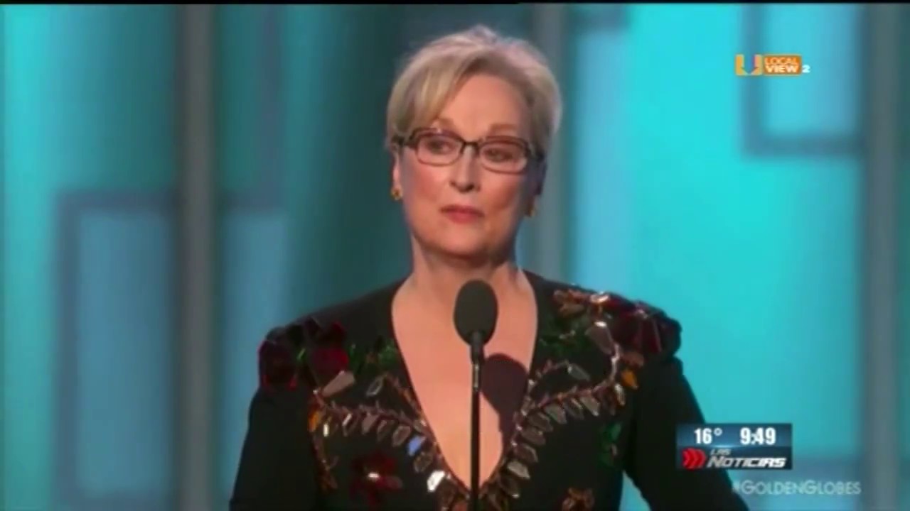 Así reaccionó Donald Trump al discurso de Meryl Streep durante los Globos de Oro