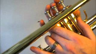 Learn to play C major scale on trumpet