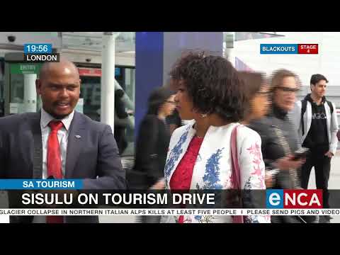 SA Tourism Sisulu on tourism drive in UK