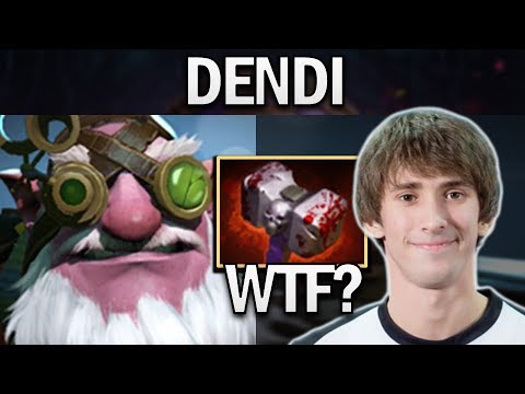 DENDI SNIPER WITH BASHER WTF - DOTA 2 GAMEPLAY