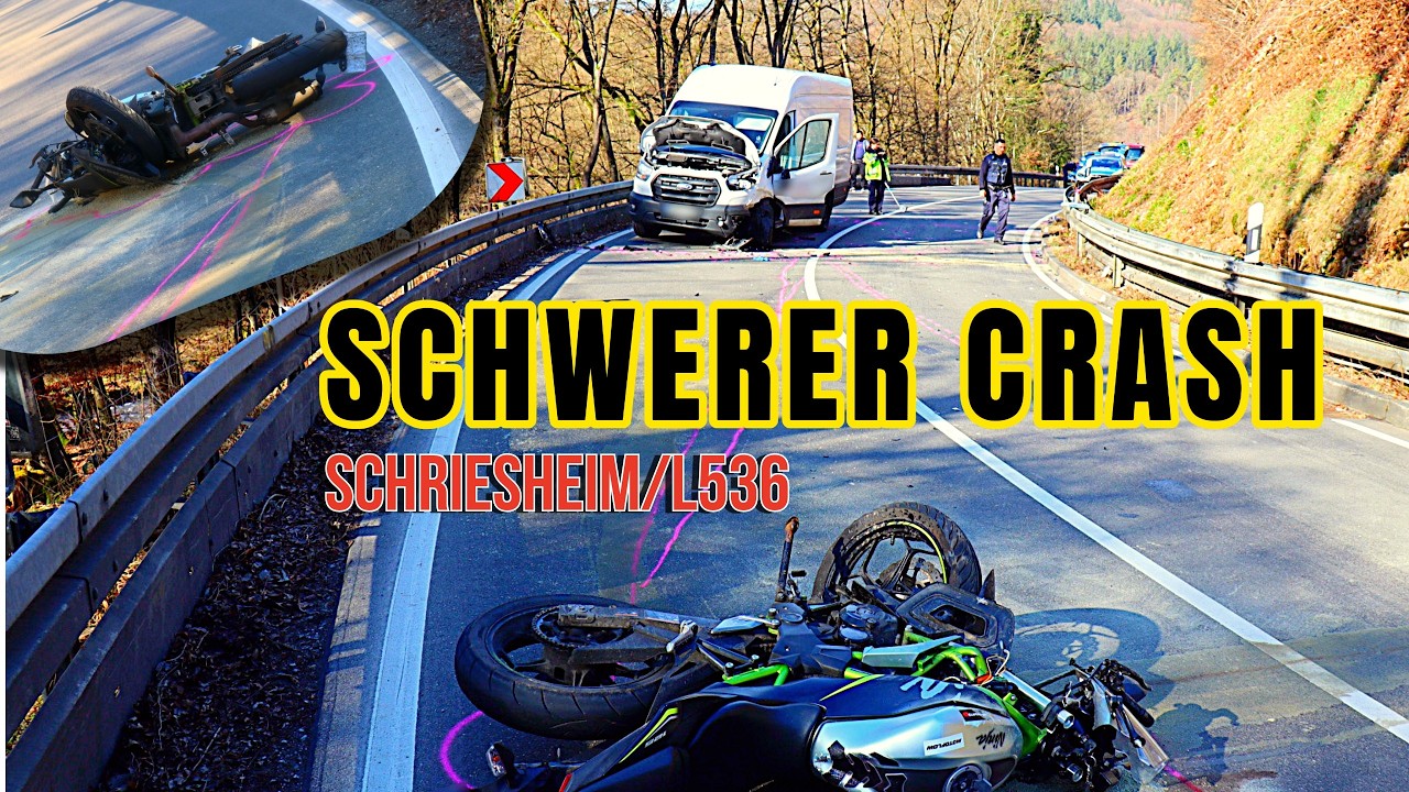 16-Jähriger Zweiradfahrer gerät bei Schriesheim in Gegenverkehr – Schwer verletzt nach Crash