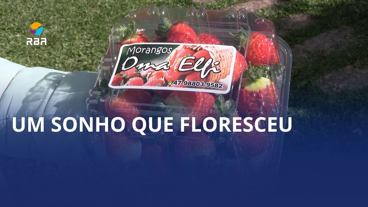 Um sonho que floresceu! 🍓
