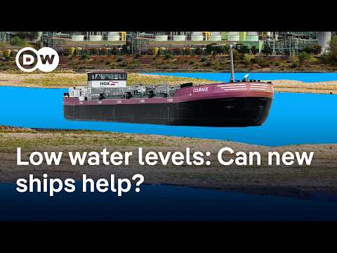 Rhine running low: Can special ships keep goods moving? | DW News