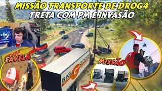 MISSÃO TRANSPORTE DE DROG4! | TODA PM BROTOU E INVASÃO NA FAVELA | F CAMINHÃO? - BKINHO RP CLIP'S