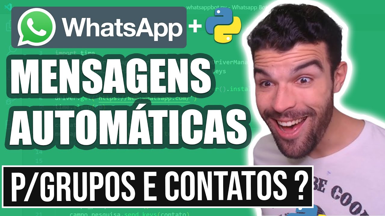 Como Criar Um Bot(Robô) No Whatsapp de mensagens P/ Grupos e Contatos