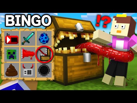 ビンゴで当てたアイテムでおかんにイタズラ大作戦！【まいくら / マインクラフト】