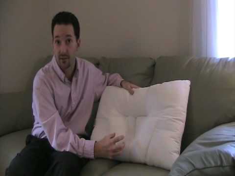 Neck pillow for neck support and neck pain relief.