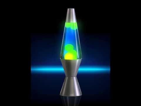 Lava Lamp 14.5"- Blue/Yellow