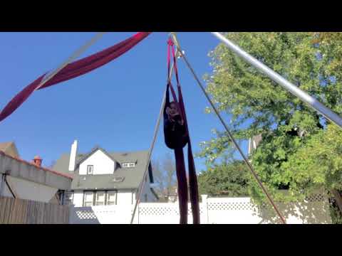 Aerial Silks- Rebecca Split Combo for beginner/ advanced beginner silks
