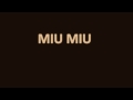 How to pronounce MIU MIU