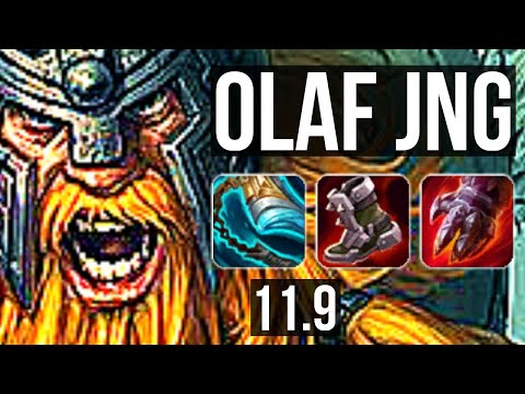 OLAF vs MORGANA (JUNGLE) | 11/1/2, 67% winrate, Legendary | BR Challenger | v11.9