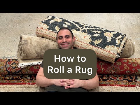 How to Roll a Rug! #howto #DIY #rugs