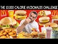 10,000 Calorie McDonald's ONLY Challenge | Wicked Cheat Day #93