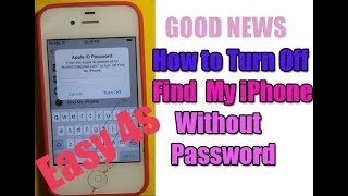 How to Turn Off Find  My iPhone  Without  Password Easy with iPhone 4s / iCloud Remove 2019