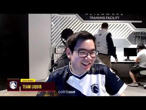 Team Liquid Smiling After Defeating Beastcoast