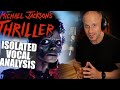 Thriller Michael Jackson Isolated Vocal Analysis Lead Harmonies Production Reaction Tips