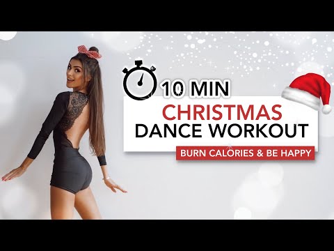 10 MIN CHRISTMAS DANCE WORKOUT | 100% Happiness & Calorie Burn | Eylem Abaci