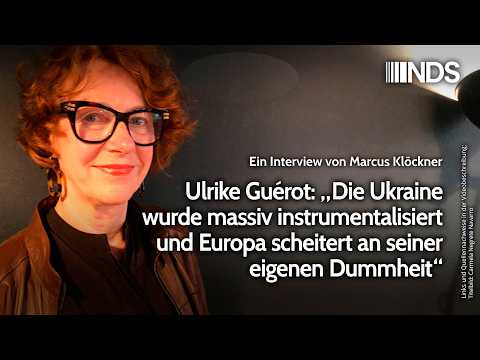 Ulrike Guérot: „Die Ukraine wurde massiv instrumentalisiert und Europa scheitert an seiner Dummheit“ Video-Thumbnail von YouTube