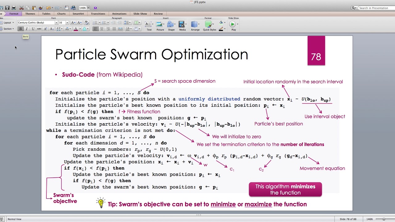 Java for Scientific Computing: Particle Swarm Optimization -- Part 2