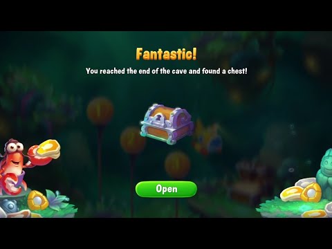 @Fishdom Underwater Mysteries Level 1 - 3, Without Power Up
