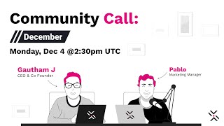 Polkadex Community Call: December 2023<br/>December 22, 2023 (00:49:18) Polkadex Community Call: December 2023<br/>December 22, 2023 (00:49:18)