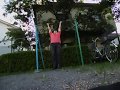 Reverse grip 100 Dips 12 Muscle ups in one set 逆手ディップス100、マッスルアップ12回