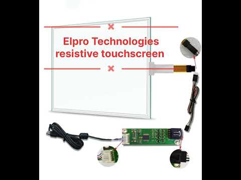 1280*786 5 wire resistive touch screen, 10-55 degree