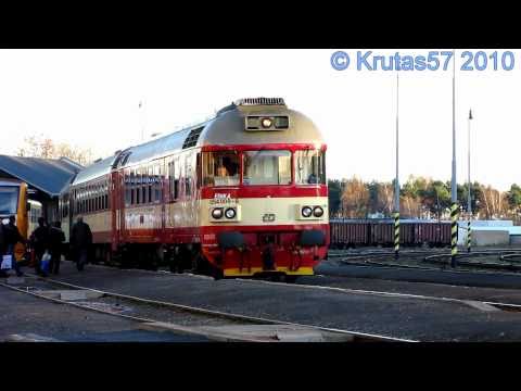 ČD 854.009 a 814.044+814.057 - Kladno, 14.11.2010