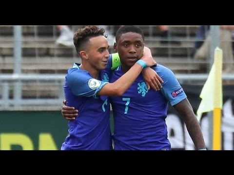 BEAUTIFULL ASSIST Abdelhak Nouri! - Netherlands U19 vs Croatia U19 - Euro 2016