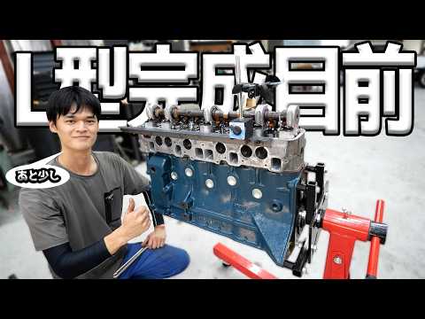 いよいよエンジンの形に。シリンダーヘッドをドッキングします！【#43 ハコスカ】