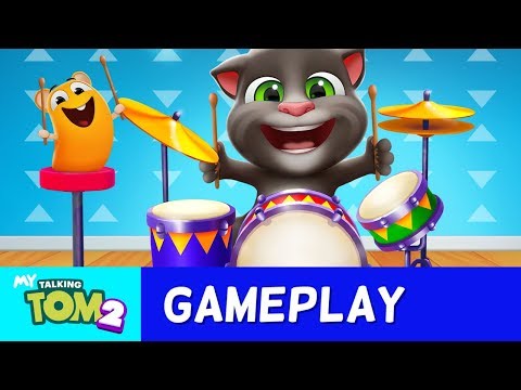 🥁 NEW DRUM SET in My Talking Tom 2 (Grand Concert) Video