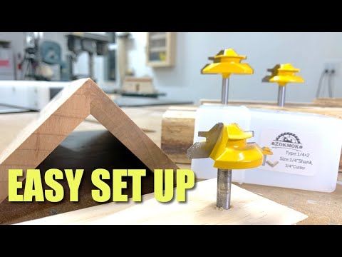 How To Use A Miter Lock Router Bit From Zokmok Tools
