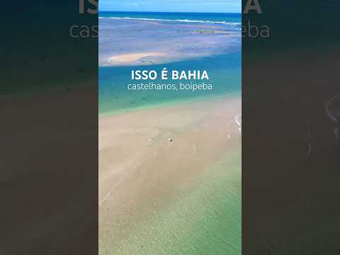 Ponta dos Castelhanos, na Ilha de Boipeba, Bahia! Não é incrível? #bahia
