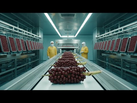 Inside Açaí Berry Processing Factory | Amazon Superfood Cultivation Technology