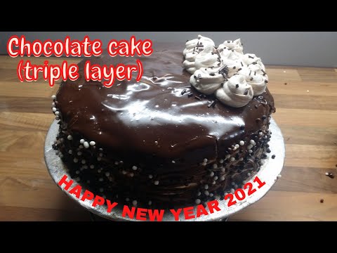 Happy New Year 2021 Chocolate Cake! 🎂