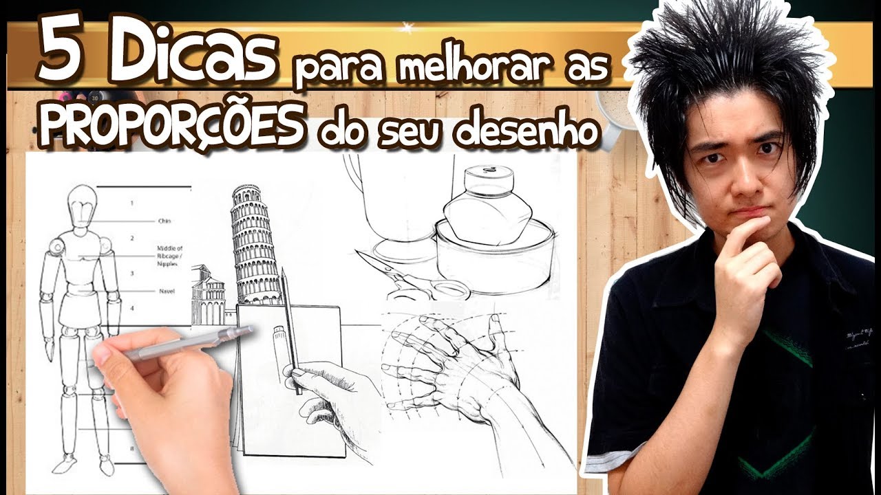 5 DICAS para melhorar as PROPORÇÕES do seu DESENHO