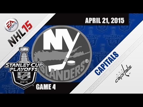 Capitals vs Islanders - Round 1 Game 4 (Play NHL 15)