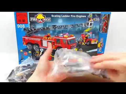 Konstruktor brik 908 Pozharnaya mashina