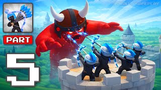 Merge Archers: Bow and Arrow - Gameplay Walkthrough Part 5 - Bows Unite Power Grows (iOS, Android)