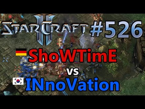 ShoWTimE (P) vs INnoVation (T) | NationWars IV | DE vs Südkorea | Starcraft 2: Replay-Cast #526