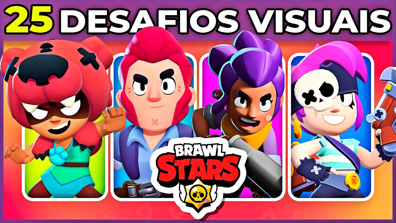 🔫 BRAWL STARS  | DESAFIOS VISUAIS 👁️ | jogos para testar sua visão #macaquiz #brawlstars