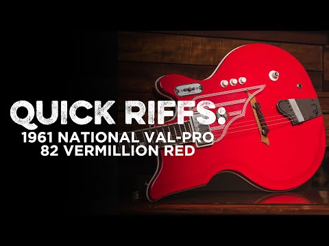 1961 National Val-Pro Redline Guitar with HSC